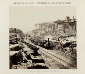 1 vue Vue des chantiers prise du boulevard des Dames, juin 1863.