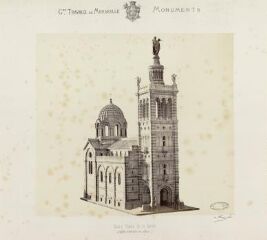 1 vue Modèle en plâtre de la basilique Notre-Dame-de-la-Garde.