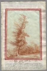 1 vue Etude par grand vent (folio 8). Sanguine
