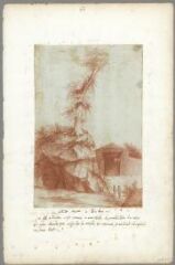 1 vue Etude faite à Toulon (folio 65) . Sanguine