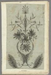 1 vue Ornements (folio 182). Crayon